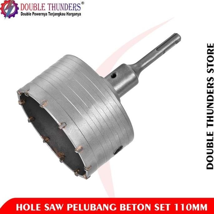 DT Hole Saw Beton Set 110MM / Hole Saw Pelubang Beton Set