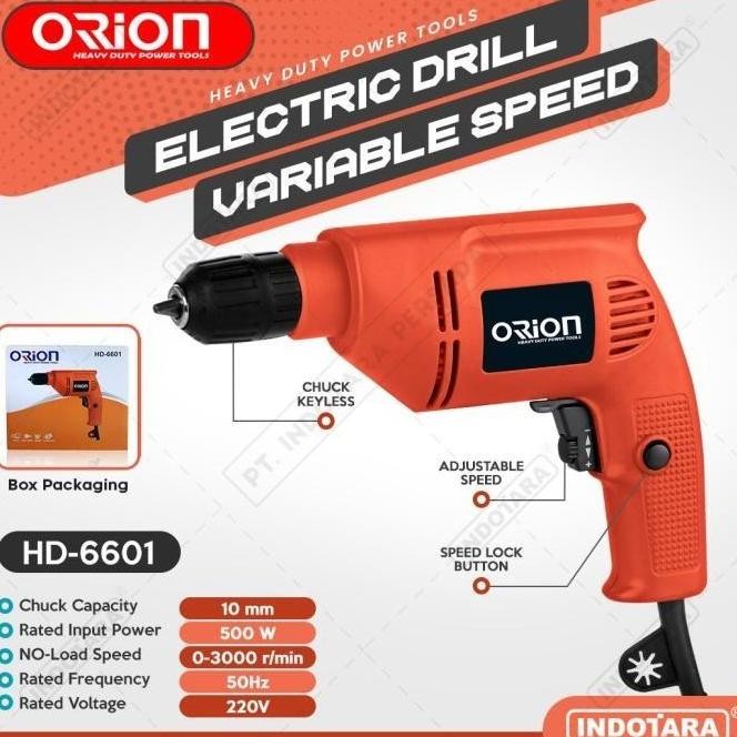 Original Mesin Bor Impact Drill ORION HD-6601 | Bor Tangan Listrik Tembok Beton