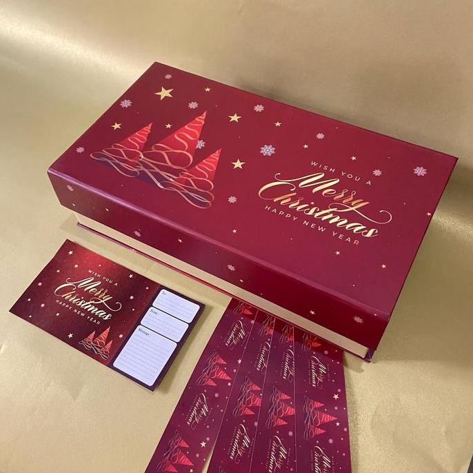 

Produk Baru!! Box Natal Kue Kering | Kotak Kado Christmas Hampers Elegan