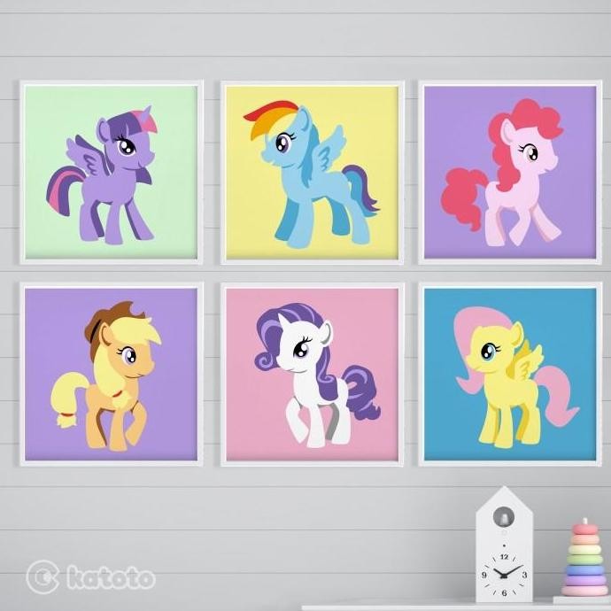 

PAINT BY NUMBERS MY LITTLE PONY NEW GENERATION UNICORN PAKET MELUKIS