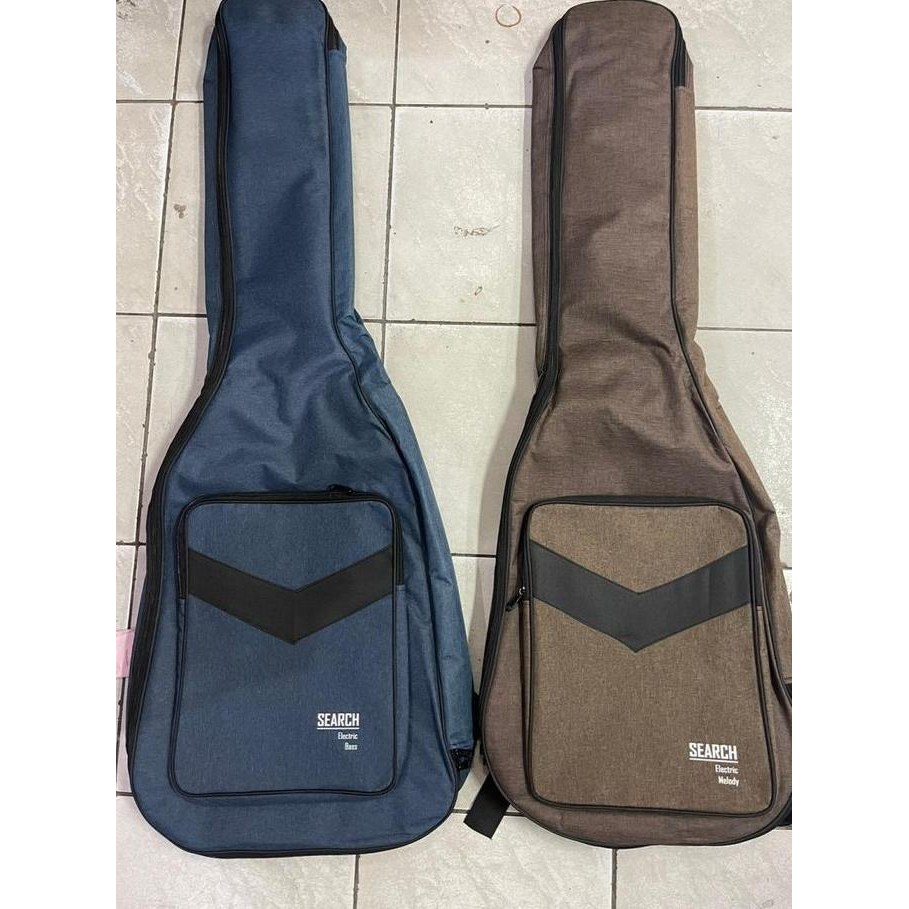 Tas Cover Gitar Guitar Elektrik Electric Listrik Bas /Melodi  Bagus