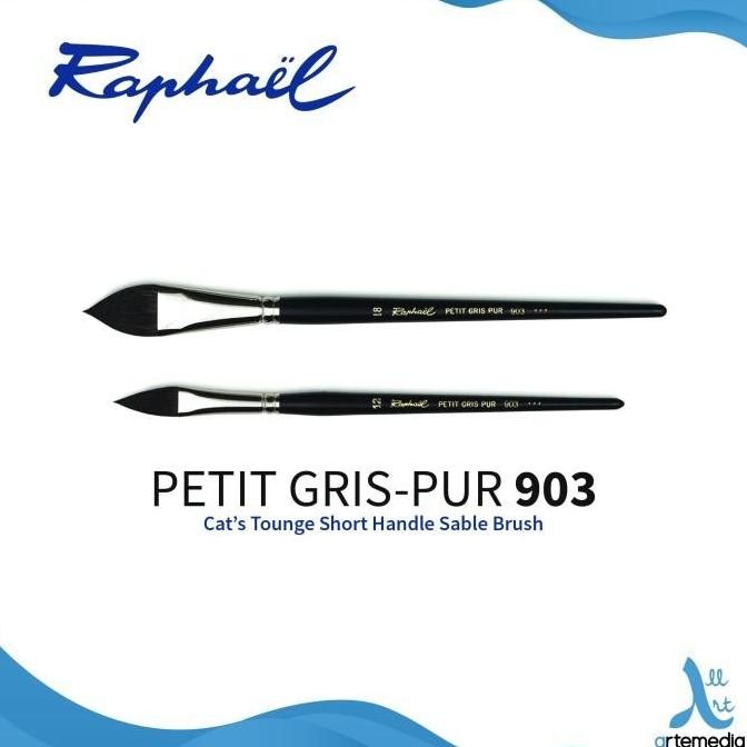 

Terlaris Kuas Lukis Raphael 903 Cat Tongue Petit Gris Extra Pur Squirrel Brush Ready Stok