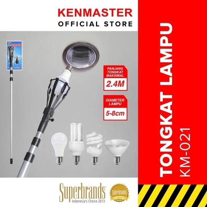 Laris Kenmaster Tongkat Lampu Ganti Lepas Stik Lampu Bohlam Km 021 Stick