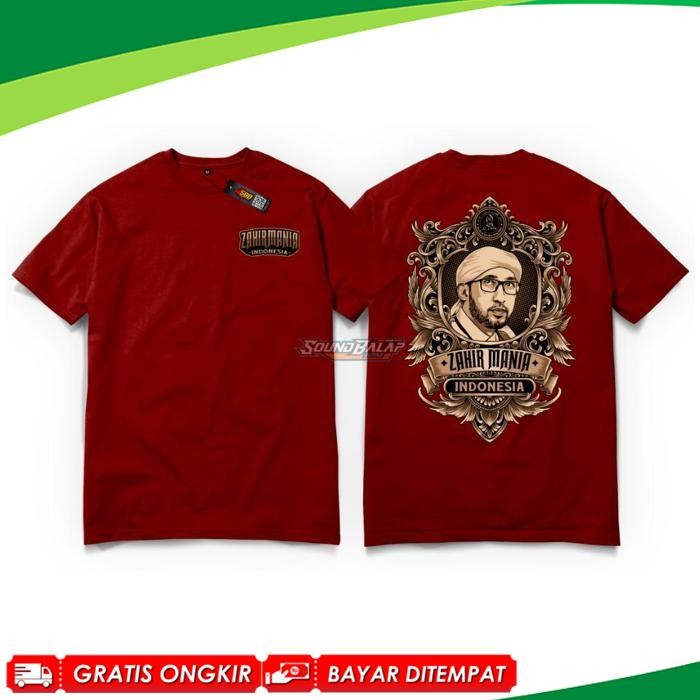 (Berkualitas) Kaos Az Zahir Mania Sholawat Habib Bidin Distro Katun Pria Jy07