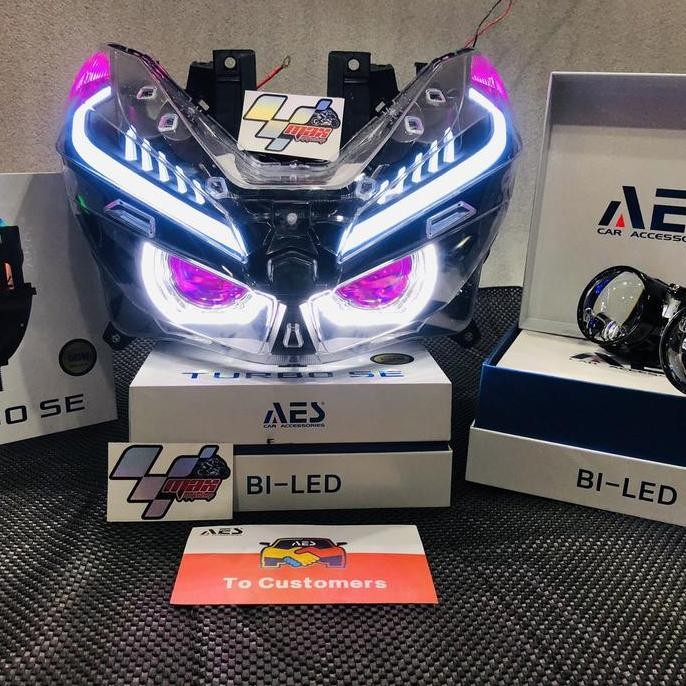 CUSTOM PROJIE BILED AES TURBO SE VARIO 125/150 new fullset headlamp