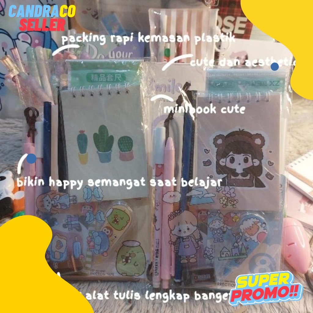 

Serbagemes88 - Set Alat Tulis Anak 10 In 1 Lengkap / Stationery Untuk Souvenir Hadiah / Hampers Kado Gift Box Sekolah / Hampers Wisuda Ulang Tahun / Paket Alat Tulis / Alat Tulis Murah / Paket Anak Unik Dan Bermanfaat /Kado Perempuan Laki Laki/ Buku Tulis