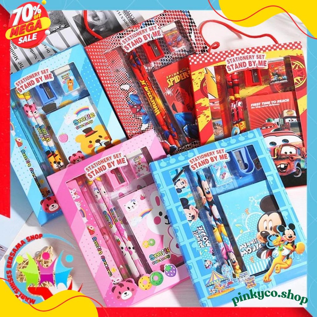 

Msbs Alat Tulis Set 6In1 Stationery Set Lucu Karakter Set Perlengkapan Alat Tulis Sekolah Anak-Anak Tk Murah Flash Sale! Diskon Hingga 70%