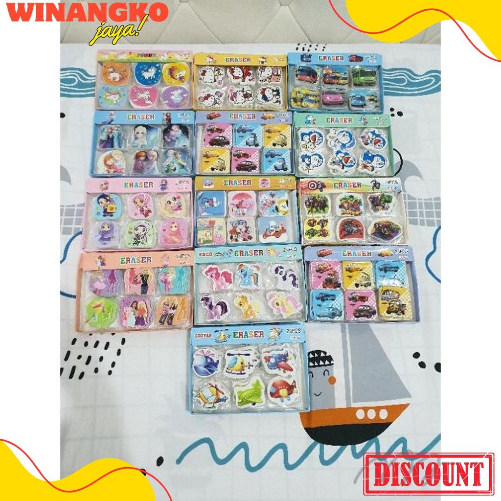 

(24Pc) Penghapus Murah/Hapusan Karakter/Stip Fancy/Ob Kecil(((Baca Keterangan!!!))) Terlengkap Dan Termurah