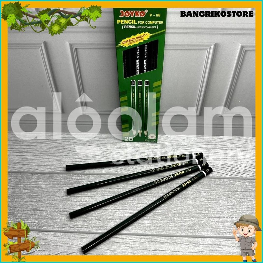 

Selusin ( 12 Pcs ) Pensil 2B Raut Joyko P-88 Pensil 2B Joyko P - 88 Flash Sale! Diskon Hingga 70%