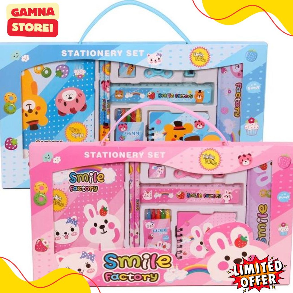 

Peachs - S5982 Set Alat Tulis 8 In 1 / Set Alat Tulis Anak Motif Kartun / Set Alat Tulis 8 In 1 Lucu / Stationery Set 8 In 1 Lucu Flash Sale! Diskon Hingga 70%