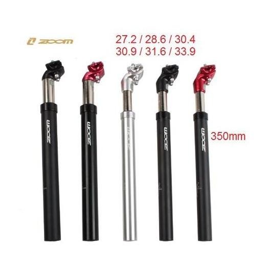 ready Seatpost ZOOM SUSPENSION 27.2 28.6 30.4 30.9 31.6 33.9 350 mm SEAT POST Alloy SUSPENSI pegas s
