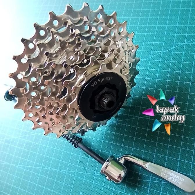 ready Freehub 36H Shimano 7 Speed Exage Japan QR Rear Only + Sprocket 12-28T