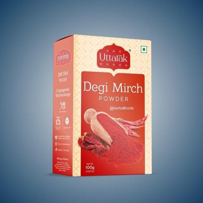 

best produk] Degi Mirch Uttarak / Chili Deggi Mirchi Grounded India / Bubuk Cabe Cabai Warna Cerah