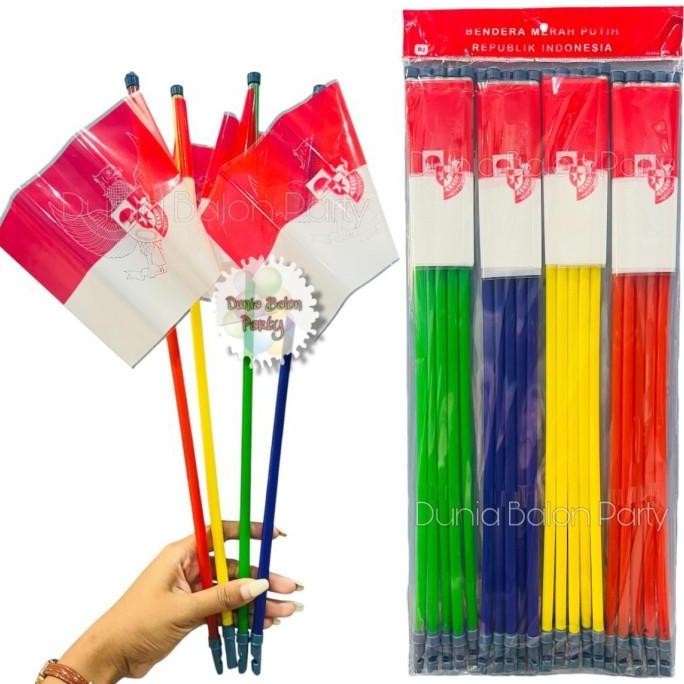 

*:*:*:*:*] Bendera Merah Putih Garuda Stik Peluit / Bendera Garuda Plus Stick Pluit 20pcs