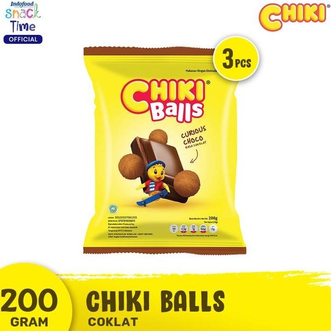 

Chiki Ball Coklat 200 Gr Paket 3 Pcs Cemilan Renyah Termurah