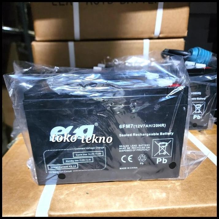 Aki Kering 12V 7Ah | Aki UPS 7Ah Battery Kering Aki - Box Power Supply