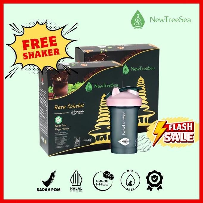 

Newtreesea Minuman Serbuk Coklat 1-3 Box Free Shaker 400ml - Minuman Praktis Termurah