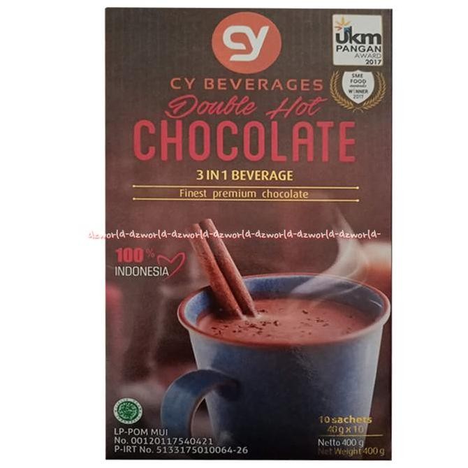 

Cy Choco Double Hot Chocolate 3in1 8 Sachet - Minuman Cokelat Instan Termurah