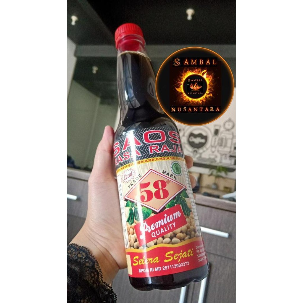 

saos rasa 58 / saus saos rasa 58 600 ml halal saos nasgor