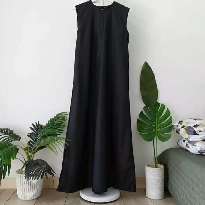 SINGLET MOSCREPE DALAMAN GAMIS WANITA