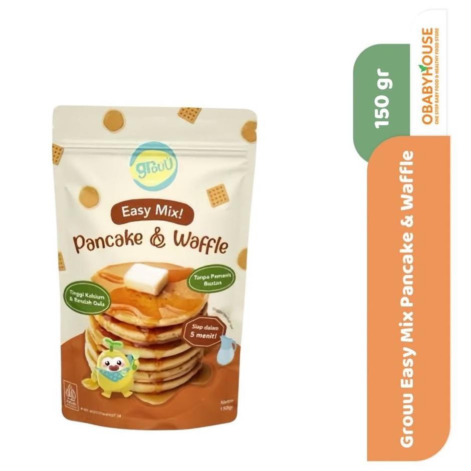 

Grouu Easy Mix Pancake Waffle 150 Gr