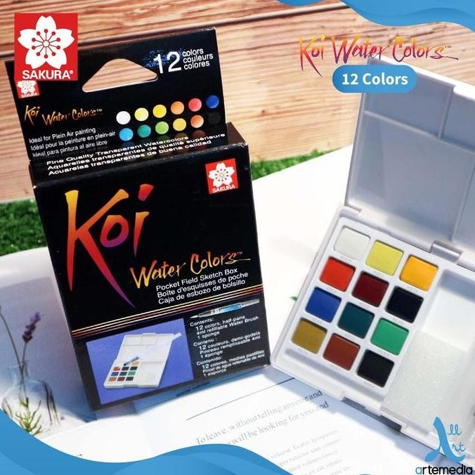 

Sakura Koi Watercolor Pocket Field Sketch Box Set