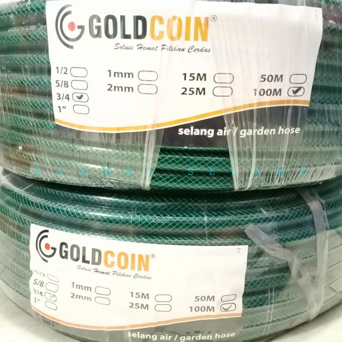Baru Selang Air 3/4 Inch 2 Mm 25 Meter Anti Kempes Anti Lumut Serat Bagus Terlaris