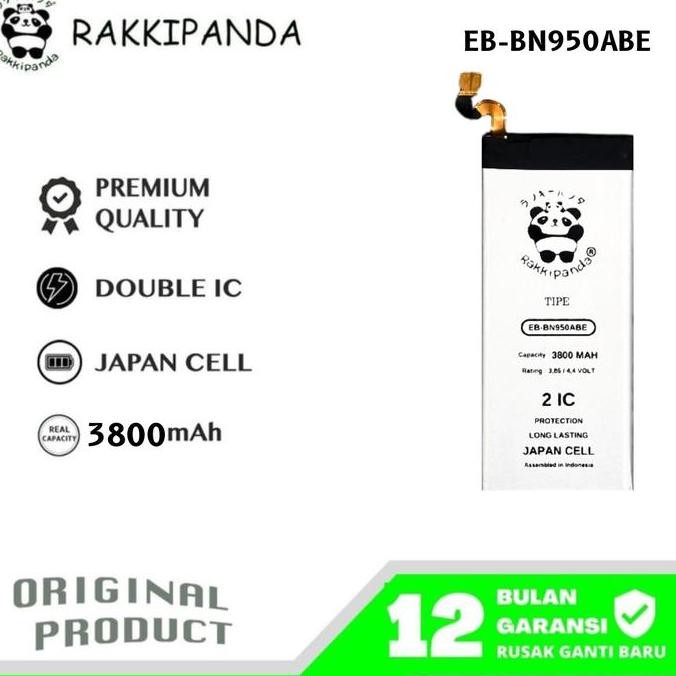 Sale Rakkipanda Baterai Galaxy Note 8 Eb-Bn950Abe Sm-N950F Double Power