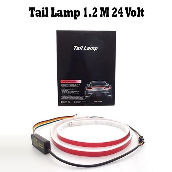 Lampu Strip LED Bagasi RGB Rainbow 1.2M 120CM 24V Mobil Truk Bus Termurah