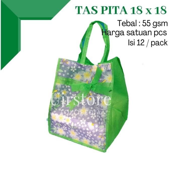 (Expert) Tas hajatan pita kotak nasi 18 x 18