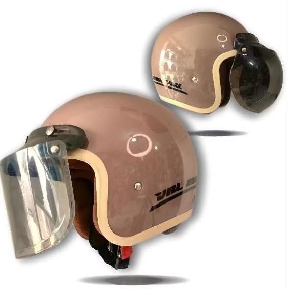 Helm Bogo  Dewasa VRL List Krem