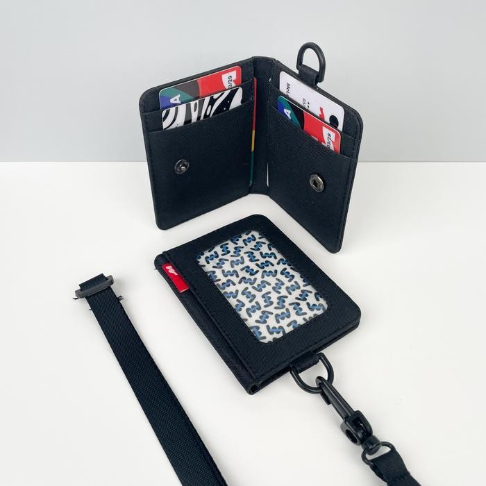 

Id Card Holder Kain Nametag Gantung Dompet Kartu Kalung Wanita Pria