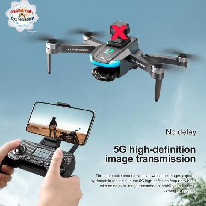Drone GPS dengan Kamera 8K dan Motor Brushless - S9S - Foto, Remote, Angin, Camera