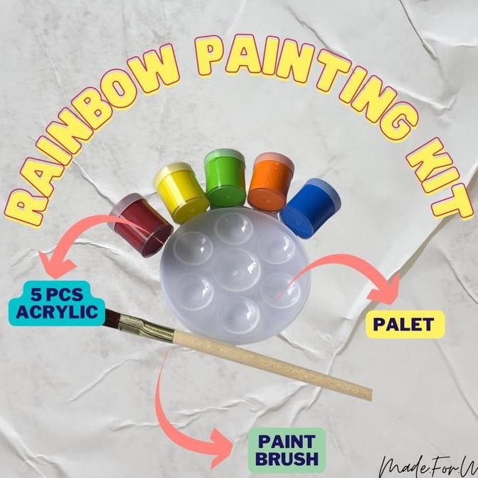 

Hampers Lukis DIY Kanvas Putih 20x20cm by madefyouid | Melukis White Canvas Board 20x20cm | Mainan Edukasi Melukis Anak | Kado Ulang Tahun | Souvenir Murah