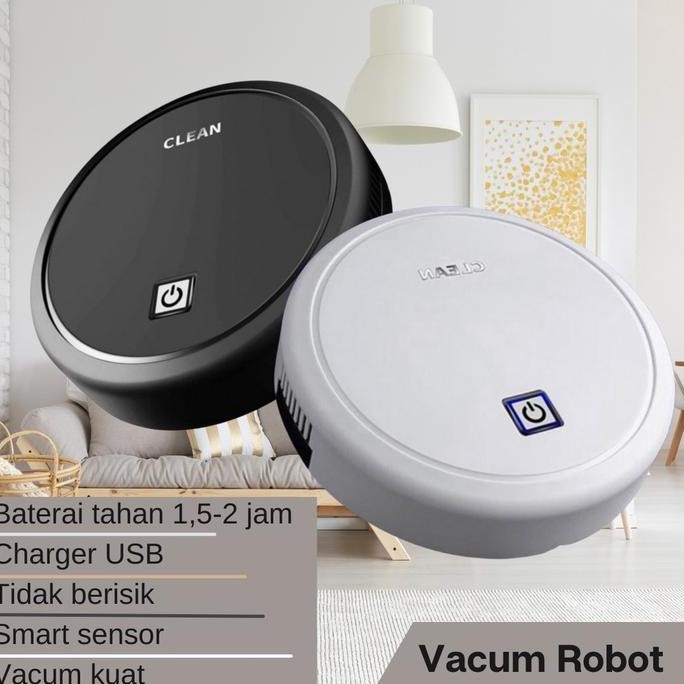 Vacum penyedot debu Robot sapu pel lantai portable PREMIUM