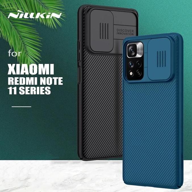 tersedia nillkin camshield case redmi note 11 / note 11 pro - casing slide kamera premium
