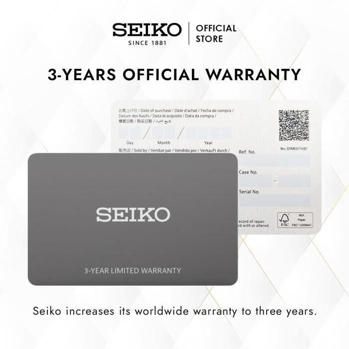 Jam Tangan Pria Seiko Lord Chronograph Classic Snac99 Rubber Original