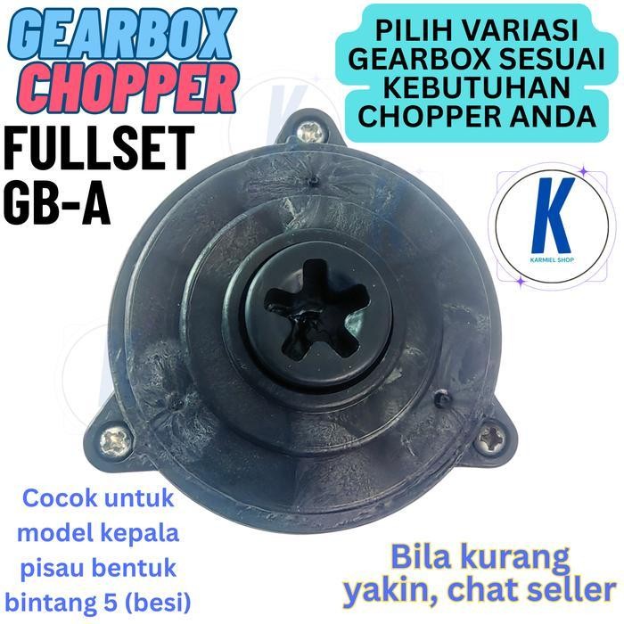 Cm Sparepart Gear Box Mesin Chopper Blender Chopper Kapsul Quatre 700 Ml - 5 Liter