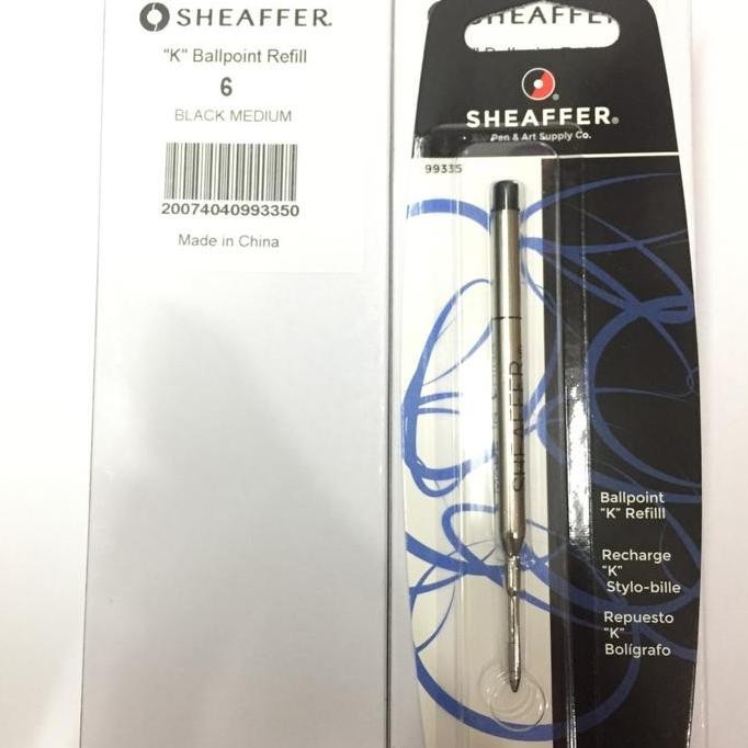 

tersedia refill pulpen sheaffer vfm original - ballpoint ink black