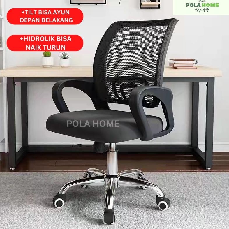 Kursi Staff Kursi Kantor Kursi Multifungsi Kursi Roda Kaki Stainless