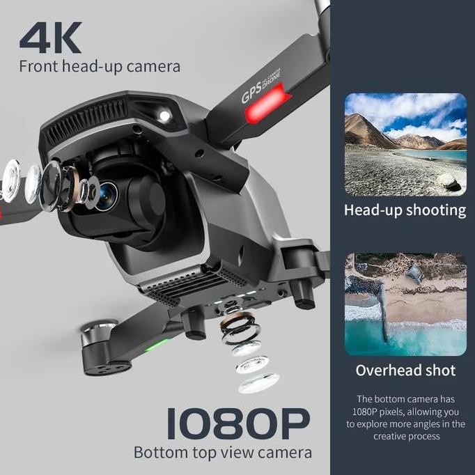 RC Drone GPS LYZRC L106 Pro 3-Axis Gimbal Camera 4K