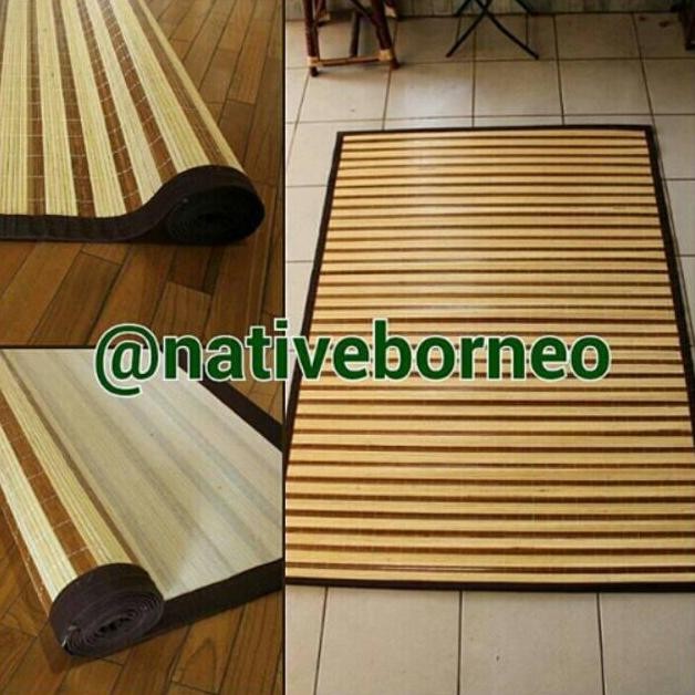 Saburina Motif 176 x 250 [O002] - Tikar Rumbia Motif, Tikar Rotan Saburina Motif, Tikar Kalimantan, 