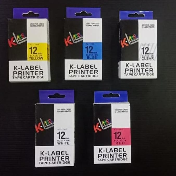 

K LABEL PRINTER USED FOR CASIO EZ LABEL PRINTER 12 MM ORIGINAL DAN TERPERCAYA