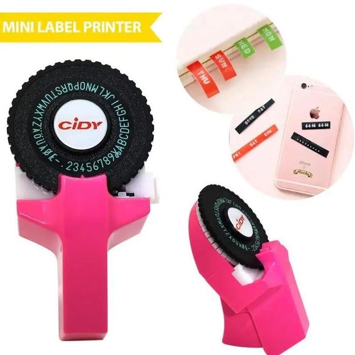 

LABEL MAKER EMBOSS 3D STIKER LABEL DIY PRINT MANUAL ORIGINAL DAN TERPERCAYA