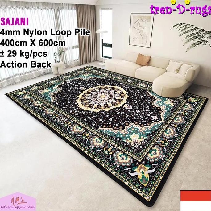 Tren-D-rugs karpet jumbo besar 400x600 permadani motif turki turkey vintage eropa klasik persian aes