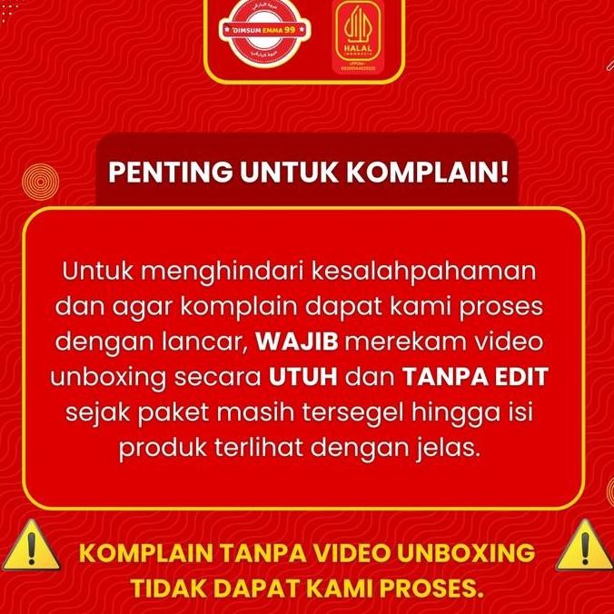 

Dimsum Ayam Premium Mix Topping isi 50pcs Free Saus Frozen Food TTF