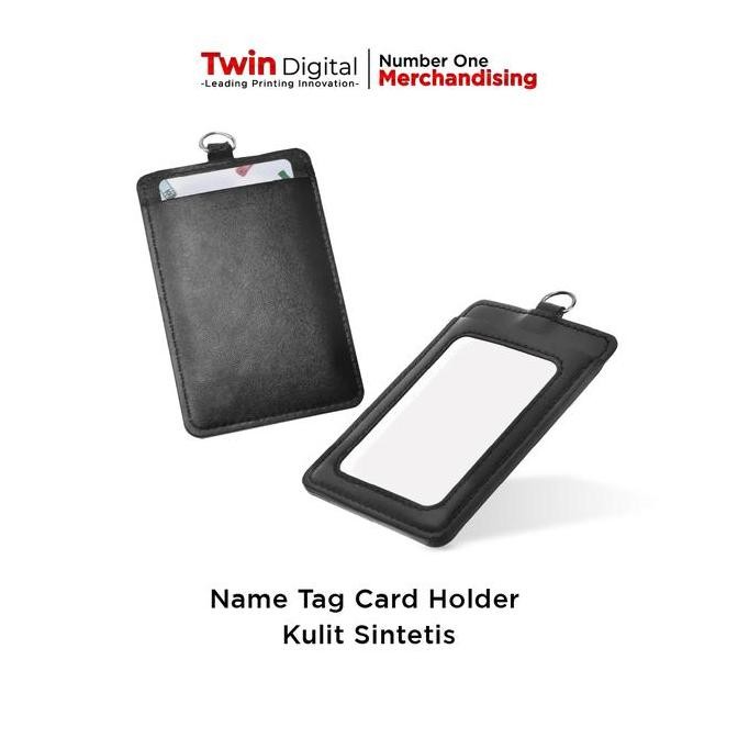 

Sale Id Card Holder Kulit Sintetis Polos - Tempat Case Name Card Holder