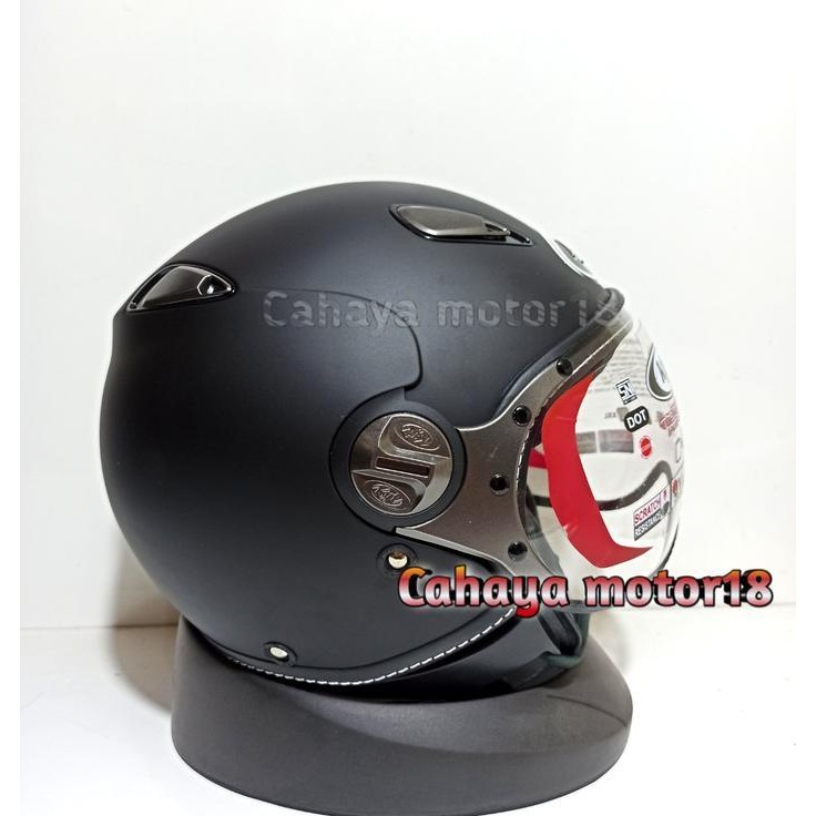 Helm Kyt Elsico Solid Black Doff