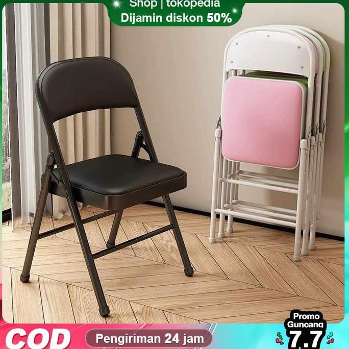 [AK]KURSI LIPAT PORTABLE KURSI BELAJAR LIPAT KURSI KANTOR LIPAT MAKAN KURSI KERJA OUTDOOR  KURSIHITA