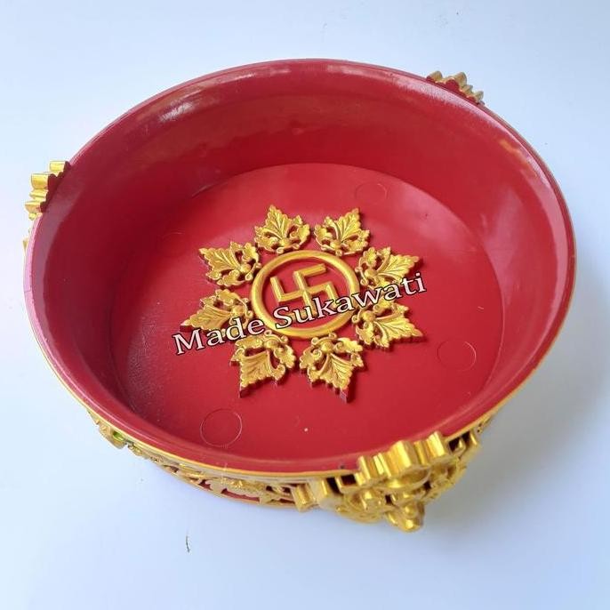 :>:>:>:>] Wadah bokor ukir plastik tatakan sodan gayatri Bali